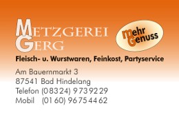 Metzgerei Gerg Fleisch Wurstwaren Feinkost Partyservice